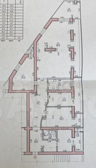 4-к. квартира, 176 м², 8/9 эт.