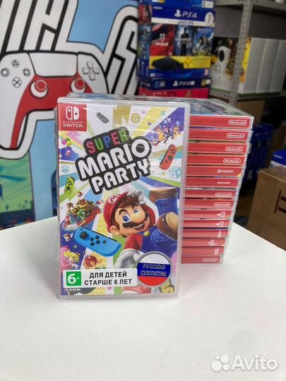 Nintendo Switch Super Mario Party на русском языке