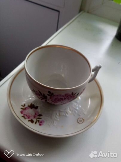 Чашка с блюдцем