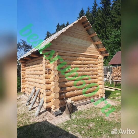 Сруб бани 4х4 
