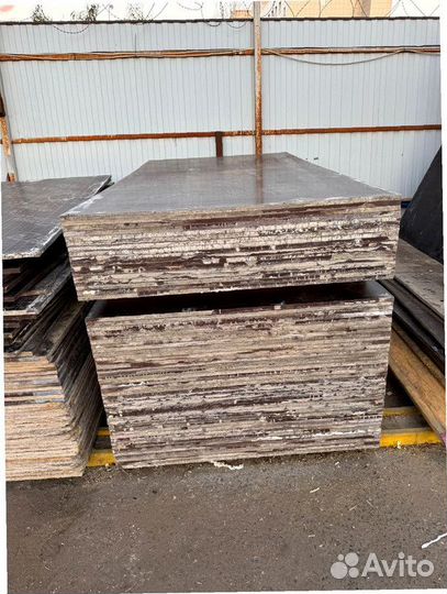 Фанера ламинированная новая и бу