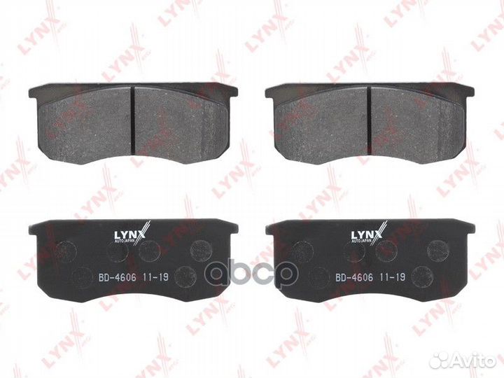 Колодки тормозные передние BD-4606 lynxauto