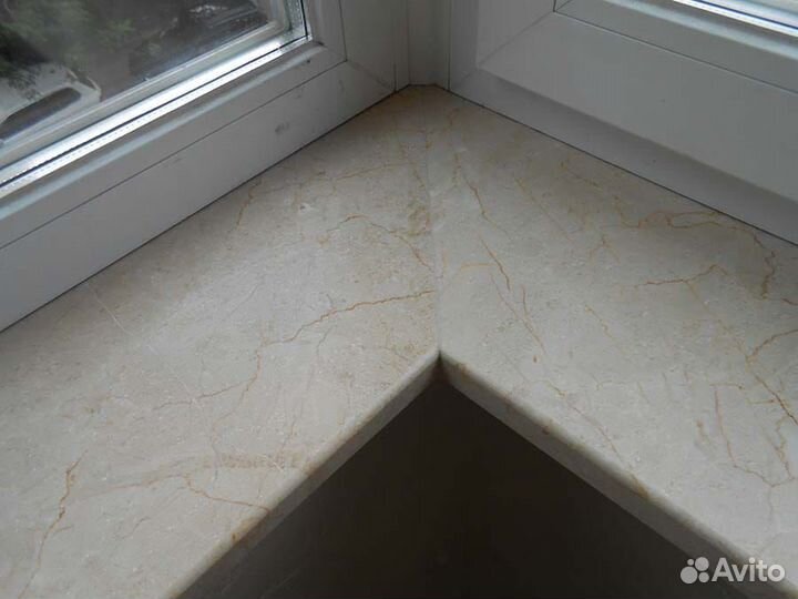 Подоконник из мрамор и гранит натуральный
