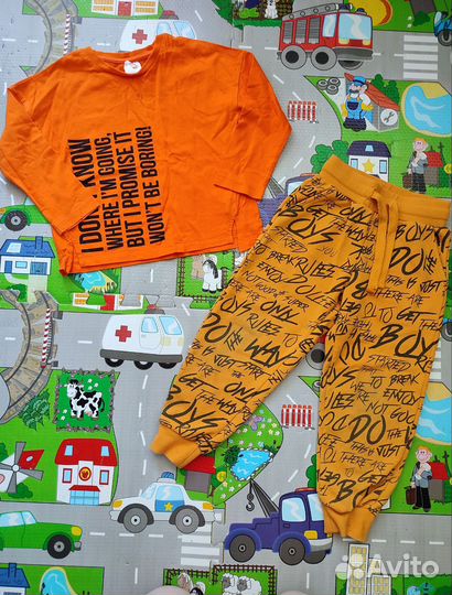 Комплект одежды для мальчика. Размер 104-110