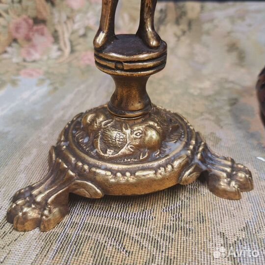 Подсвечники, пара. Бронза. Италия