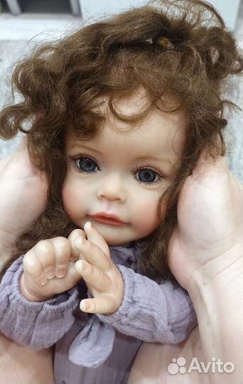 Кукла реборн силиконовая девочка