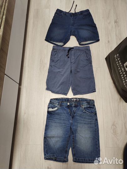Шорты джинсовые для мальчика 12-13 лет