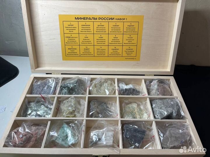 Минералы набор