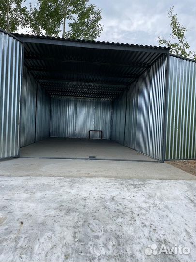 Гараж, хозблок из профнастила