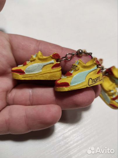Раритет брелоки кроссовки СССР и тигр