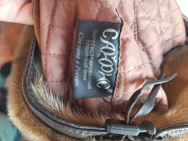 Меховая кепка из нерпы новая