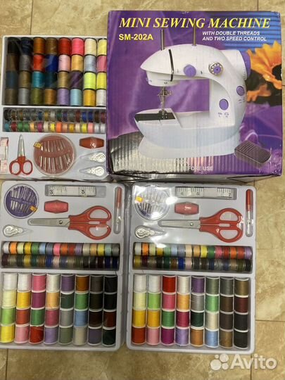 Мини швейная машинка Mini Sewing Machine SM-202A