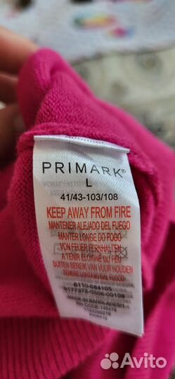 Яркий свитер primark на 48