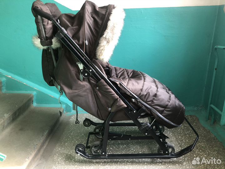 Санки коляска nika