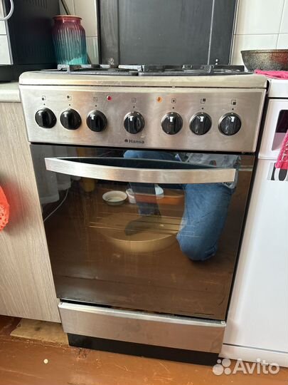 Газовая плита с электрической духовкой