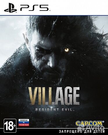 Resident evil 8 village, игра на ps 5, на диске
