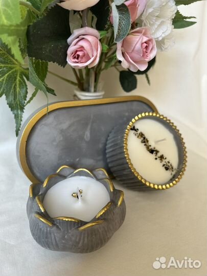 Ароматические свечи и шкатулки ручной работы