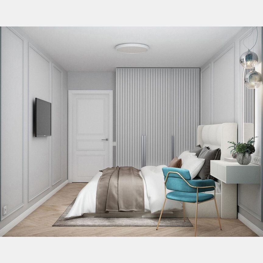 1-к. апартаменты, 41,9 м², 5/25 эт.