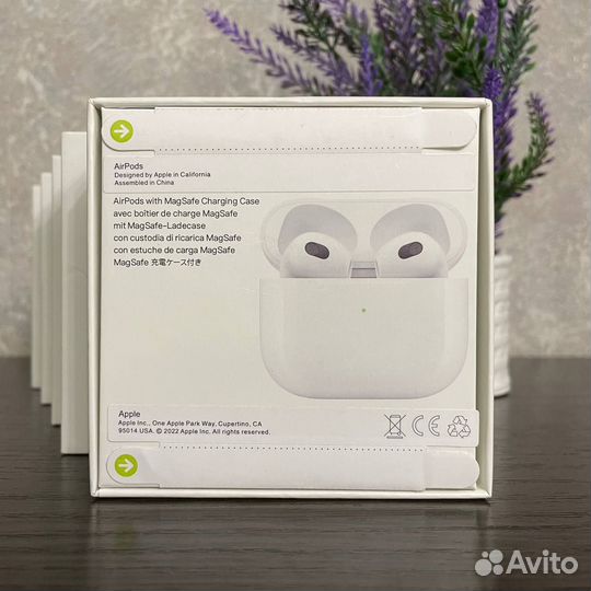 Беспроводные наушники apple airpods 3