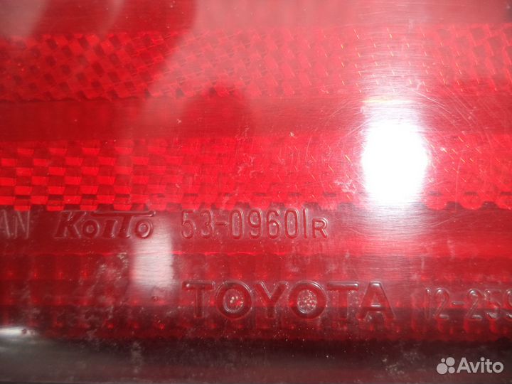Стоп сигнал Toyota Corolla, правый AE91