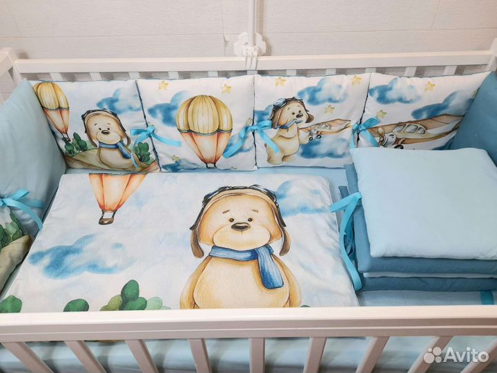 Бортики в детскую кроватку