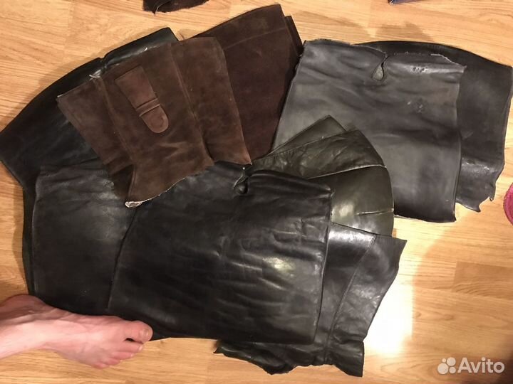 Лоскуты натуральной кожи