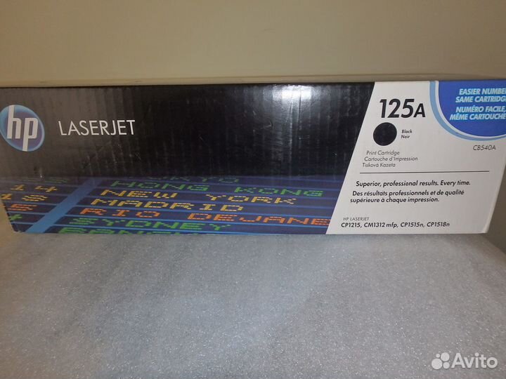 Картридж HP 125A оригинал для LJ CP1215 и др