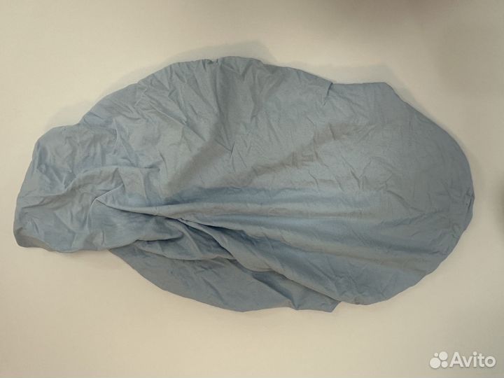 3 простыни на круглую кроватку или кокон