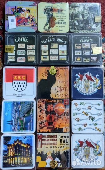 Сувенирные подставки из пробки Бирдекели 30 шт