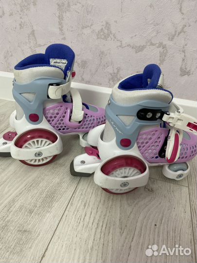 Коньки роликовые детские раздвижные