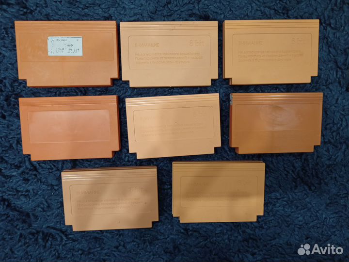 Картриджи для Dendy 8 bit