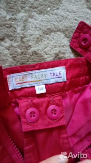 Зимний комбинезон для девочки размер 110
