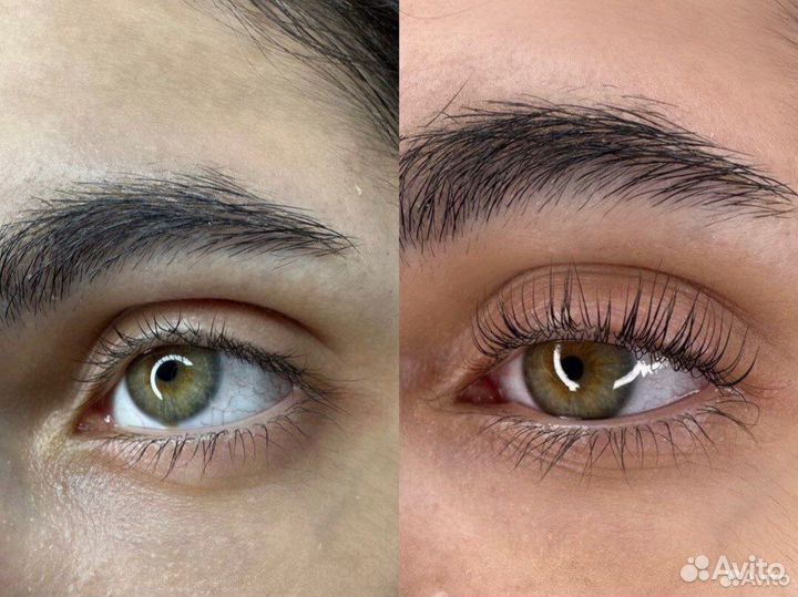 Ламинирование ресниц -архитектура бровей