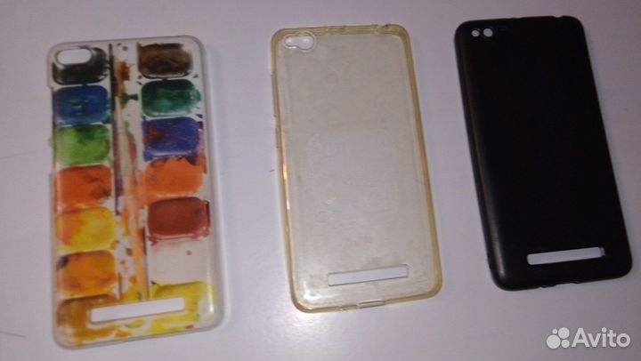 3 чехла на телефон Redmi 4, а