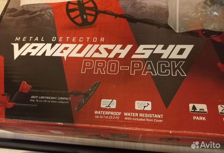 Металлоискатель minelab vanquish 540 pro pack