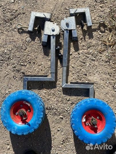 Транцевые колеса на струбцынах