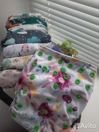 Многоразовые подгузники Happi Flute, Glor Yes eco