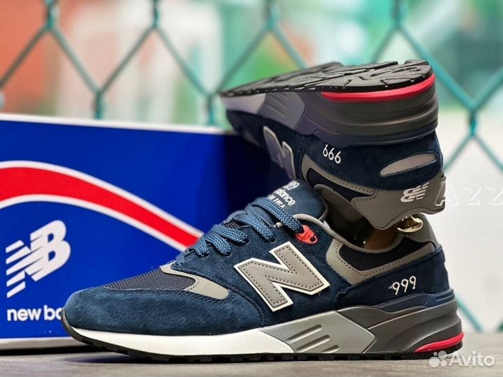 New balance 999 темно-синие разм. 43