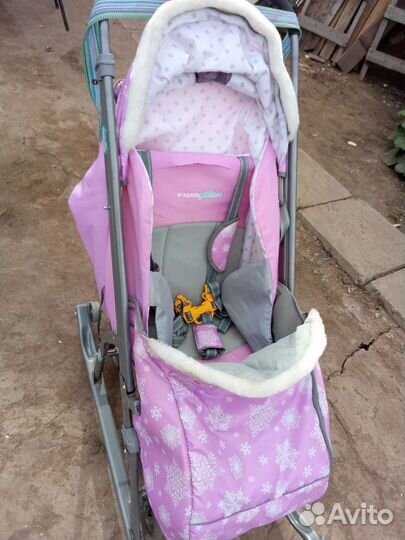 Коляска санки