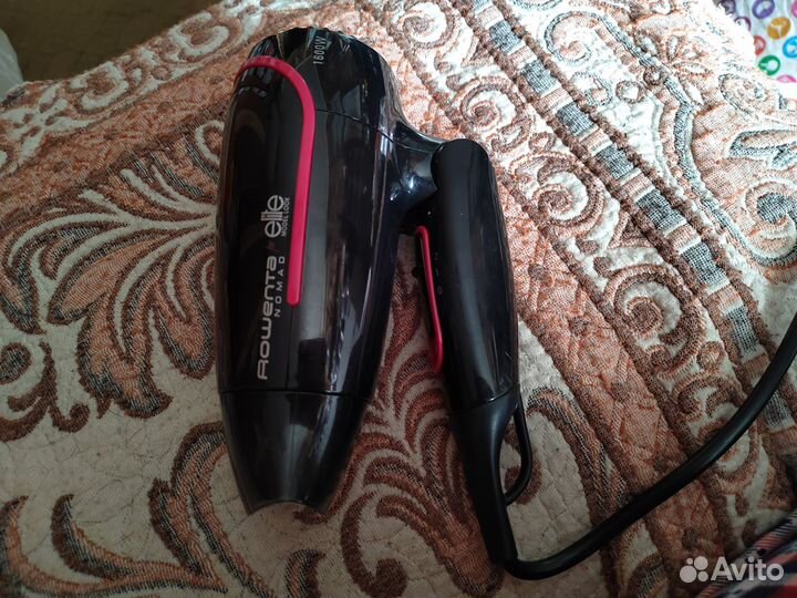 Дорожный Фен для волос Rowenta бу