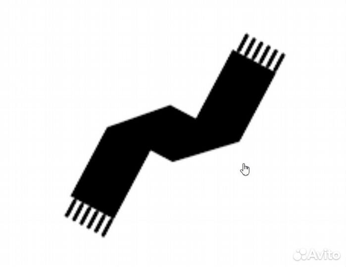 FFC FPC шлейф 8pin 0.5mm 40cm A-Type