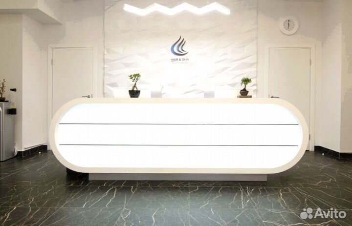 Ресепшн для кафе из искусственного камня