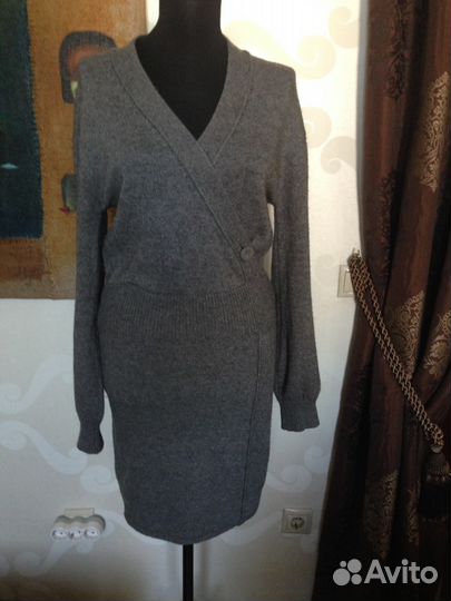 Платье шерстяное кашемировое flavio castellani