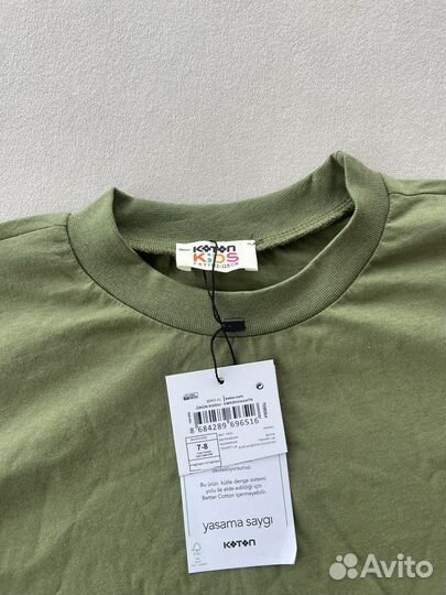 Лонгслив Koton 7-8 лет новый