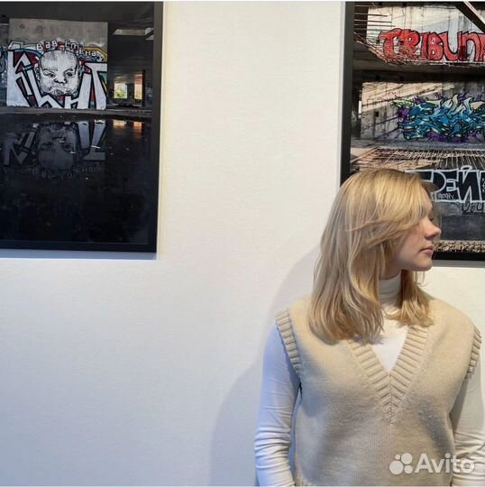 Жилет вязаный женский