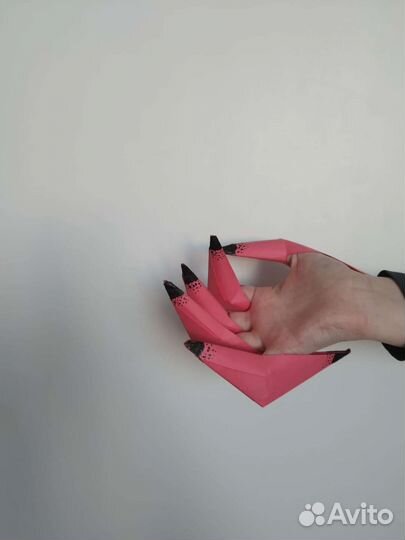 Когти из бумаги на пальцы