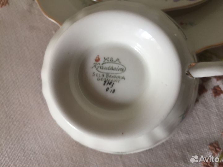 Чайная пара мануфактура Krautheim & Adelberg Герма