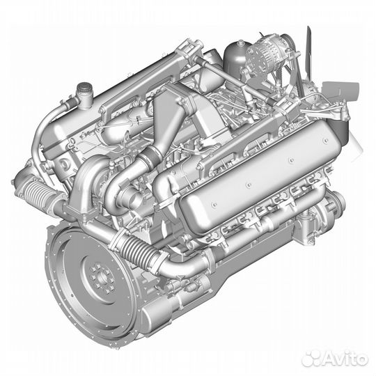 Новый двигатель ямз 238нд5 от создателей