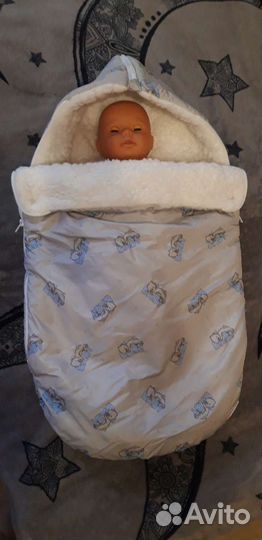 Конверт зимний на овчине