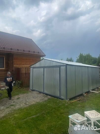 Гараж металлический